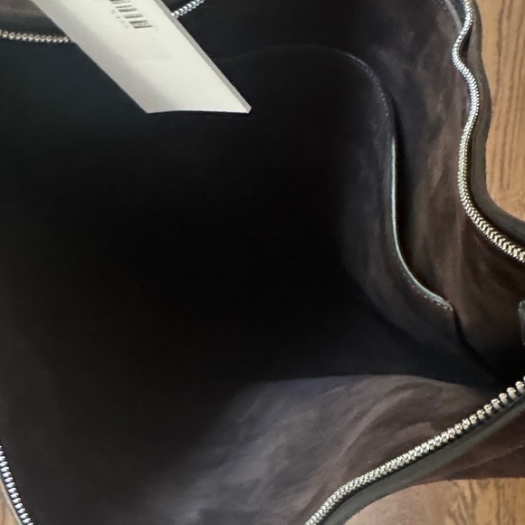 Reformation Rhea Boss Brown Suede Knotted Hobo Bag New NWT - Picture 9 of 11